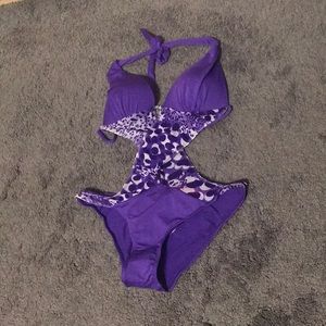 Brand new purple bathing suit monokini